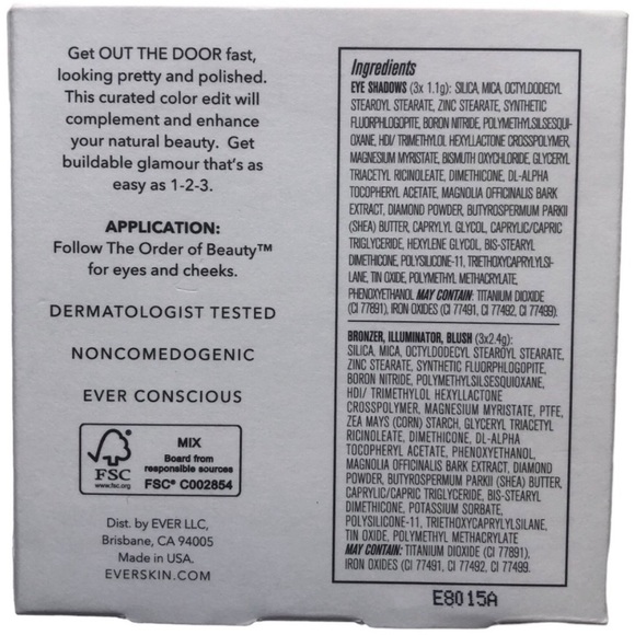 EVER OUT THE DOOR - Cheek & Eye Palette - Bold & Brave $68 MSRP - Picture 5 of 7